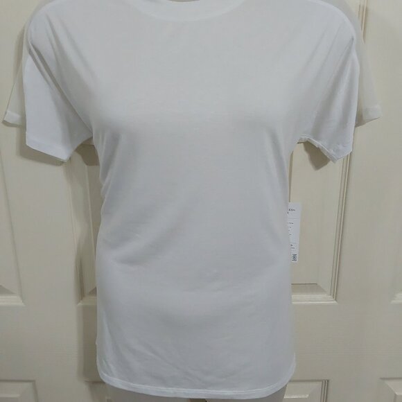 Athleta Essence Mesh Hybrid Tee NWT Sz M - Picture 3 of 6